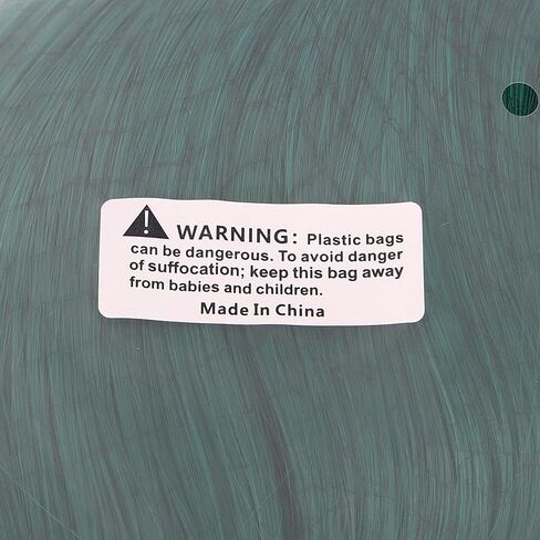 MapofBeauty 14 Inch/35cm Fashion Special Short Curly Party Anime Cosplay Wig (Dark Pine Green) in Kuwait