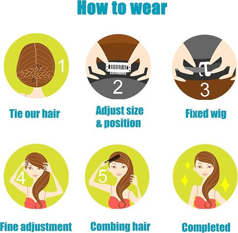 Zenitsu Cosply Wig Demon Slayer Costume Wig Female Long Anime Wig Kimetsu No Yaiba Wig with Free Hair Net Ponytail Synthetic for Anime Cosplay in Kuwait