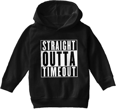 Straight Outta Timeout - سترة صوفية للأطفال الصغار/الشباب in Saudi Arabia