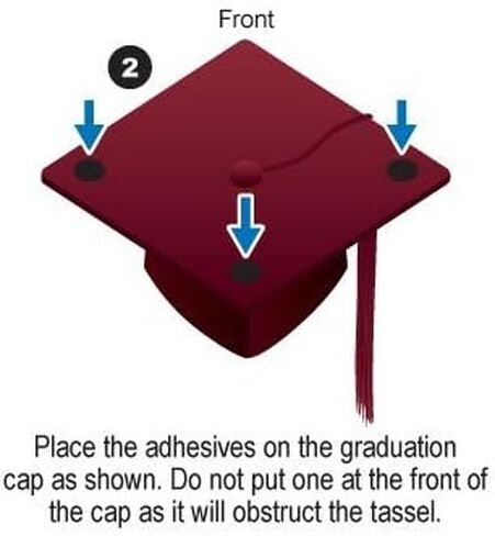 أغطية الشرابة العالية بتصميم مشاة البحرية - قبعات التخرج لمشاة المستقبل - Semper Fi - قبعات التخرج مزينة in Kuwait