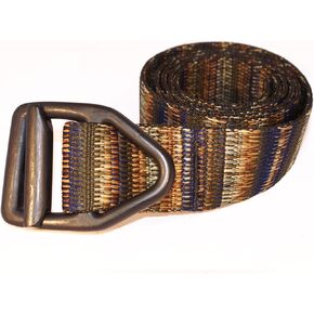 Bison Designs 38mm Wide Light Duty Belt with Black Buckle (Graphite, 46-Inch Maximum Waist/X-Large)