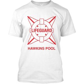 Hawkins Pool Lifeguard - Strange TV Show Men's T-Shirt