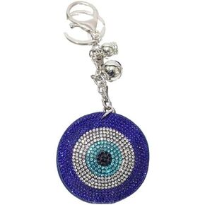 COLORFUL BLING Good Luck Keychain Protection Charm Evil Eye Keychain,Cute Car Key Ring Accessories Decoration