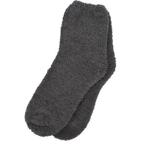 KASHWÉRE Solid Chenilla Plush Socks, One Size