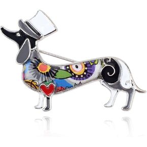 DOWAY لطيف Dachshund هدايا Dachshund الحيوانات الأليفة دبابيس بروش لمحبي الكلاب in Kuwait