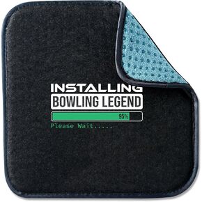 Bowling Ball Towels to Wipe Off Balls, Funny Microfiber Bowling Towel Accessories for Men Women - Bowling Legend