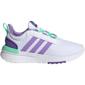 adidas Racer TR21 Shoes Kids', White, Size 2