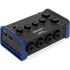 Zoom AMS-44 USB Audio Interface, 4 Inputs, 4 Outputs, Loopback, Direct Monitoring, Bus-Powered, for Recording and Streaming on PC, Mac, iOS, and Android