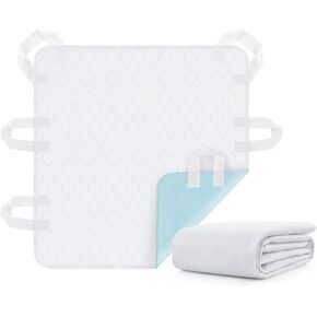 Incontinence Bed Pads Whasbable: Waterproof Bed Pads for Elderly with 6 Handles, Reusable Bed Underpads, Positioning Bed Pads for Incontinence Adult, Bedwet,Kids,Bedridden,Hospitals, 34x36 Inch