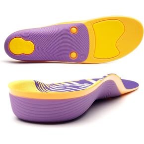 IFITNA Plantar Fasciitis Relief Metatarsal Pain Arch Support Inserts Orthotics Flat Feet Gel Insoles Men Women Standing All Day Heel Pad Cushion,Work Boots Shoe Insole, Size 12