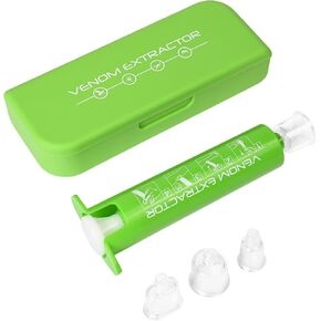 Bug Bite Suction Tool,Vacuum Venom Extractor with 3 Size Suction Cup,Snake Bite Sting Kit for Hiking,Backpacking and Camping