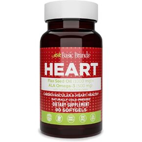Smart Heart Flax Seed Oil and Ala Omega-3, 90 Count