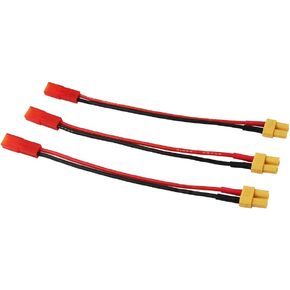 3pcs Female JST to Female XT-30 Connector Adapter XT30 for Turnigy Drone FPV Quad(pack of 3)