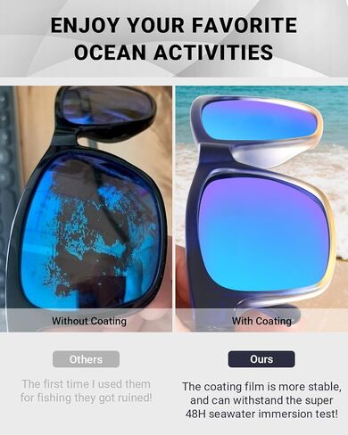 Mose Romano Polarized Sunglasses for Men UV400 Protection Square Sun Glasses Lightweight TR90 Running Fishing Driving Shades in Saudi Arabia