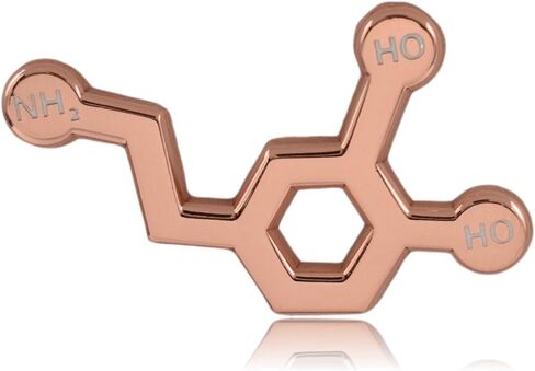 Clayton Jewelry Labs Dopamine Molecule Metal Pin in Saudi Arabia