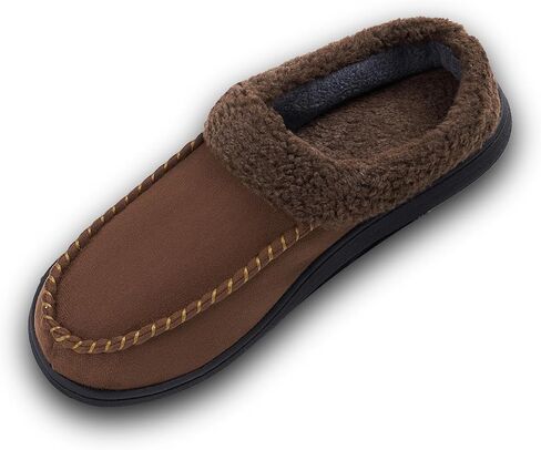 SormGuum Men's Fuzzy Slippers house Shoes Slides for Mens Fur in Saudi Arabia