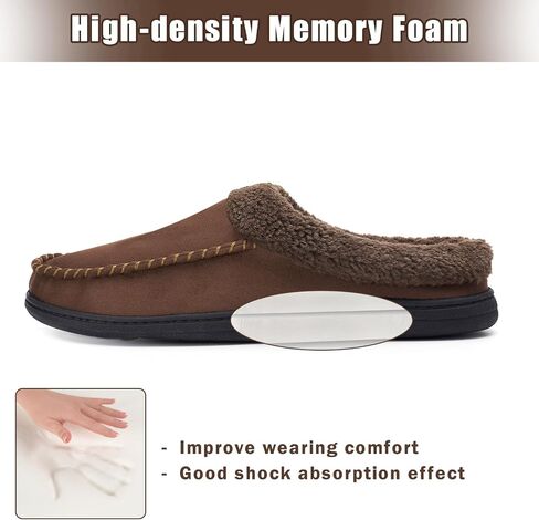 SormGuum Men's Fuzzy Slippers house Shoes Slides for Mens Fur in Saudi Arabia