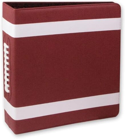 BCW 3-inch Sports Collectors Album - Football & BCW LaserWeld 9 Pocket Pages - 100 Page Box | Premium Binder with Ultra Flat Clear Pocket Pages | Ideal for Organizing Sports Cards and Gaming Cards in Saudi Arabia
