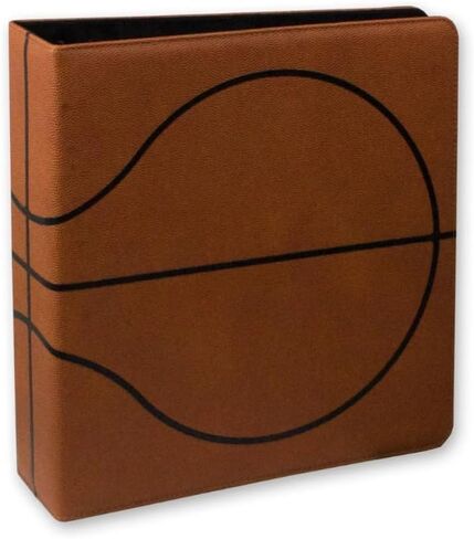 BCW Laserweld 9 Pocket Pages (100 Pack) & BCW 3-Inch Sports Collectors Album - Basketball | Ultra Flat, Clear Pocket Pages with 3" Binder for Trading Cards | Ideal for Basketball Card Collectors in Saudi Arabia
