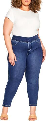 Avenue Women's Plus Size Jean Butter Pull on in Saudi Arabia