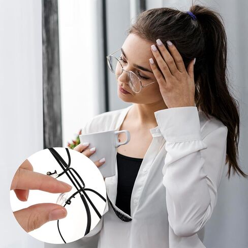 Eyeglass Repair Kit with Screws, Gold Eye Glass Repairing Kit Glasses Repair Tool with Precision Screwdriver, Nose Pads, Cleaning Cloth, Tweezers for Eyeglasses, Sunglasses, Watch, Clock Repair in Saudi Arabia