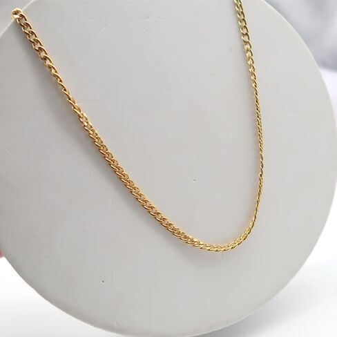Andblue 3 Pcs 3.5mm Mens Chain Necklaces Stainless Steel Cuban Link Chain for Men Women 18, 20, 22, 24 Inch in Saudi Arabia