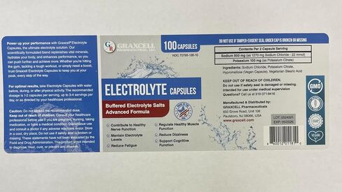 Electrolyte Capsules 100 count in Saudi Arabia