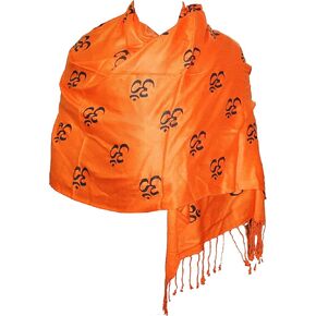 GRI9 كبير الهندي التأمل Om وشاح اليوغا بوجا الهندوسية الدينية الناعمة القطن Om كتلة اليد المطبوعة البوهيمي شال in Kuwait