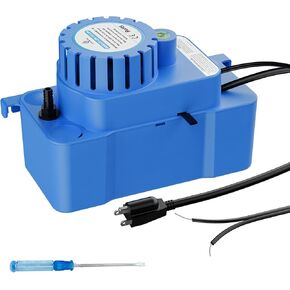 ZLR Condensate Pump for HVAC - 230V 90GPH 1/30HP Automatic Condensate Removal Pump with Safety Switch - Condensation Pump for Air Conditioner, Furnace, Dehumidifier, Ice Maker, Portable AC Units