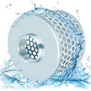 2" Pump Suction Hose Strainer, Round Hole Steel Basket Water Suction Filter, Carbon Steel Plated, with NPT Female Thread (2 inch)
