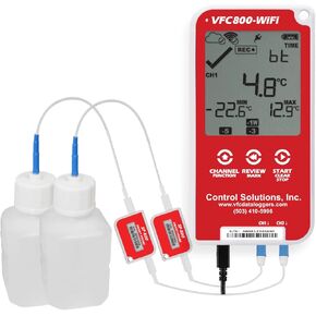 VFC800-WiFi Dual Probe Vaccine Monitoring Kit with Dual Smart Probe WiFi Data Logger - VFC Compliant and Includes 2-Year Certificate - Ideal for Vaccine Storage Monitoring in Kuwait