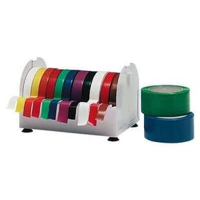 Cole-Parmer Color-Coded Vinyl Adhesive Tape, Green, 1"W x 36 yd/RL; 1 RL/Pk
