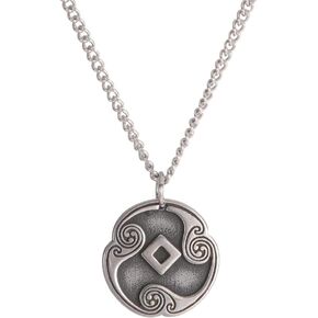 Amaxer 24 Runes Talisman Viking Jewelry Asatru Necklace Pagan Wiccan Pendant Norse Runes Vintage Nordic Amulet Necklace for Women Men in Saudi Arabia