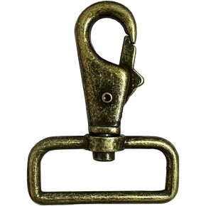4 Pack Swivel Trigger Lever Snap Hook Loaded Clip, for Bags Backpacks Straps Bags Belting Leathercraft