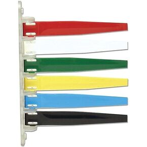 Unimed Primary Colors Exam Room Flags, 6 Flags