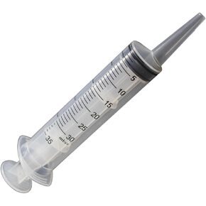 30 ml (1 oz) Plastic Syringe, Disposable Eccentric Catheter Tip Syringe for DIY Crafts, Feeding Pets, Dispensing, Measuring, Watering (Pack of 5)