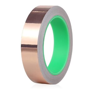 2 Pack Copper Foil Tape 2inch x 33ft with Conductive Adhesive for Electrical Repair, Guitar, DIY Decoration, Stained Glass, Paper Circuits