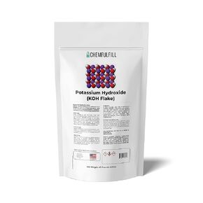 Chemfulfill Potassium Hydroxide – High Purity Caustic Potash (KOH) (2 Pounds (2lbs))