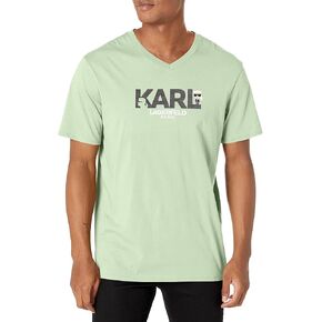 Karl Lagerfeld Paris Men's Karl Profile V-Neck Shirt