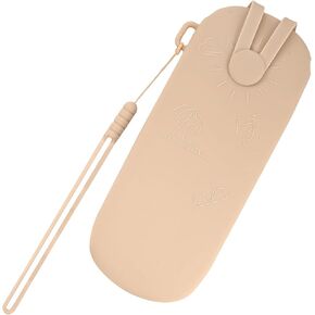 Linkidea Extra Large Sunglasses Pouch Case, Silicone Sun Glasses Organizer Soft Bag Compatible with Rayban RB3025
