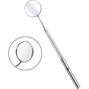 Dental Mouth Mirror Dentist Oral Mirror Teeth Mouth Dental Mirror Teeth Inspection Mirror Curve Angle Dentist Oral Care Tool Home Use Tools (Dental Mirror Pack of 2)