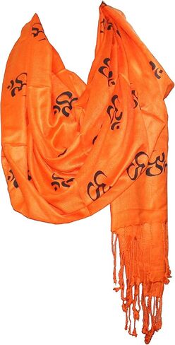 GRI9 كبير الهندي التأمل Om وشاح اليوغا بوجا الهندوسية الدينية الناعمة القطن Om كتلة اليد المطبوعة البوهيمي شال in Kuwait