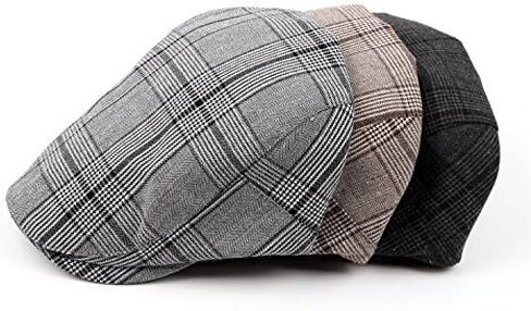 PanPacSight Men's Newsboy Gatsby Hat Vintage Beret Flat Ivy Cabbie Driving Hunting Cap for Father,News Boy Cap for Gentle in Saudi Arabia
