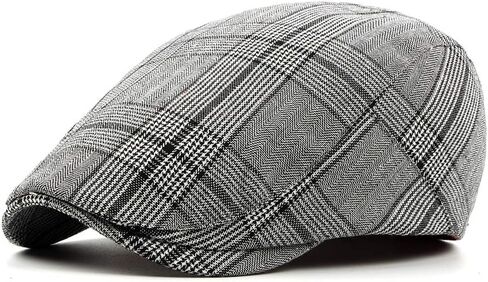 PanPacSight Men's Newsboy Gatsby Hat Vintage Beret Flat Ivy Cabbie Driving Hunting Cap for Father,News Boy Cap for Gentle in Saudi Arabia