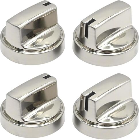 4 قطع استبدال مقابض موقد الغاز WB03X29300، استبدال لمجموعة GE JGP3030SL1SS JGP3030SL2SS JGP3030SLSS JGP3036SL1SS JGP3036SL2SS، يستبدل KIP 5T06 191D8446 in Saudi Arabia
