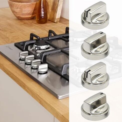 4 قطع استبدال مقابض موقد الغاز WB03X29300، استبدال لمجموعة GE JGP3030SL1SS JGP3030SL2SS JGP3030SLSS JGP3036SL1SS JGP3036SL2SS، يستبدل KIP 5T06 191D8446 in Saudi Arabia