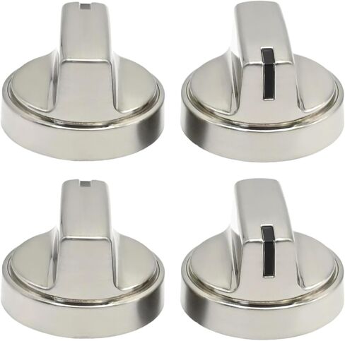 4 قطع استبدال مقابض موقد الغاز WB03X29300، استبدال لمجموعة GE JGP3030SL1SS JGP3030SL2SS JGP3030SLSS JGP3036SL1SS JGP3036SL2SS، يستبدل KIP 5T06 191D8446 in Saudi Arabia