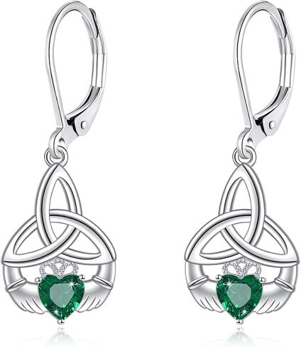 Silver Large Big Hoop Dangle Drop Earrings for Women Girls Hypoallergenic in Saudi Arabia
