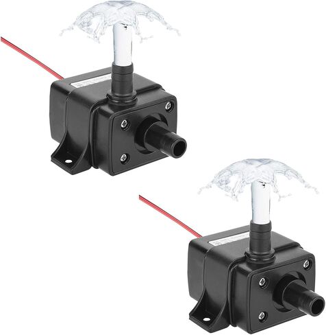 240L/H Mini Submersible Water Pump, DC 12V Ultra-Quiet Electric Brushless Submersible Fountain Pump, Water Pump for Aquarium, Fish Tank, Hydroponics in Kuwait