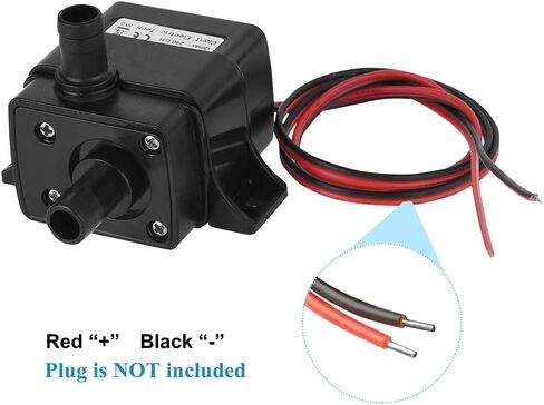 240L/H Mini Submersible Water Pump, DC 12V Ultra-Quiet Electric Brushless Submersible Fountain Pump, Water Pump for Aquarium, Fish Tank, Hydroponics in Kuwait